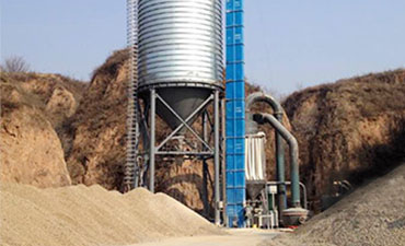 Annual output of 80000 tons of limestone road filling - material powder production line