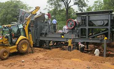 Línea de producción de trituración de agregados duros 50TPH en Sri Lanka