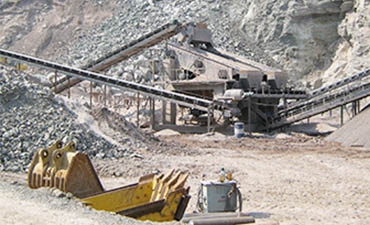350t/h granite crushing production line