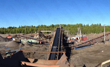 Línea de trituración de carbón Rusia 300TPH Gangue