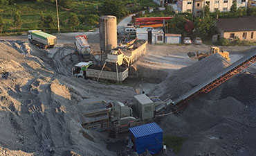 Línea de producción de tratamiento de residuos de construcción de 130-200 toneladas / hora