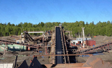 Russia 280-300TPH River Stone Crushing Line